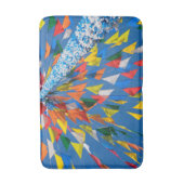 Dreieck-Flag-Dekoration Badematte (Vorderseite Vertikal)