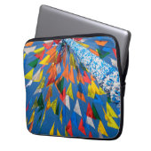 Dreieck-Flag-Dekoration Laptopschutzhülle (Vorderseite Links)