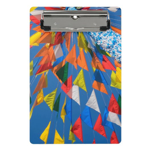 Dreieck-Flag-Dekoration Mini Klemmbrett (Vorderseite)