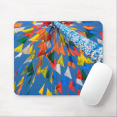 Dreieck-Flag-Dekoration Mousepad (Mit Mouse)
