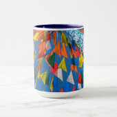 Dreieck-Flag-Dekoration Tasse (Zentrum)