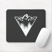Dreieck frame artwork with wilderness landscape mousepad (Mit Mouse)