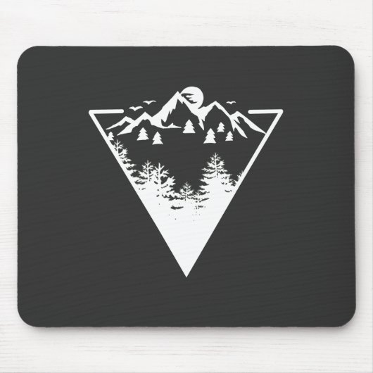Dreieck frame artwork with wilderness landscape mousepad (Vorne)
