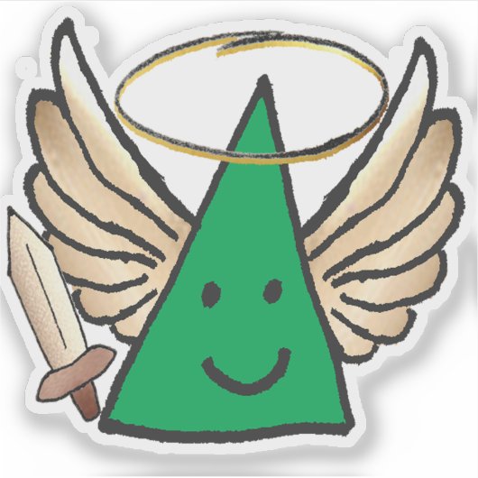 Dreieck für Hoffnung! Aufkleber (Vorderseite)