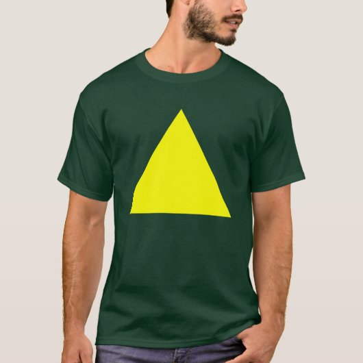 Dreieck - Gelb T-Shirt (Vorderseite)