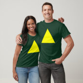 Dreieck - Gelb T-Shirt (Unisex)