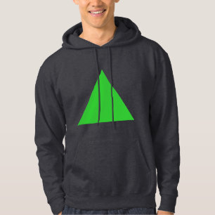 Dreieck - Grün der Feder Hoodie