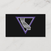 Dreieck-Kalifornien Visitenkarte (Vorderseite)