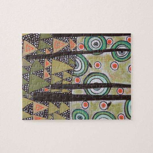 Dreieck-Landschaftsentwurf Puzzle (Horizontal)