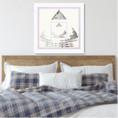 Dreieck Leinwanddruck (Insitu (Schlafzimmer))