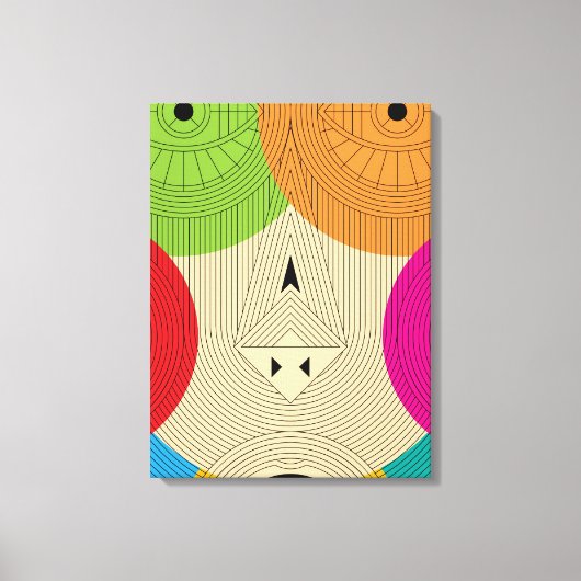 Dreieck Leinwanddruck (Vorderseite)