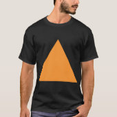 Dreieck - Lichtorange T-Shirt (Vorderseite)