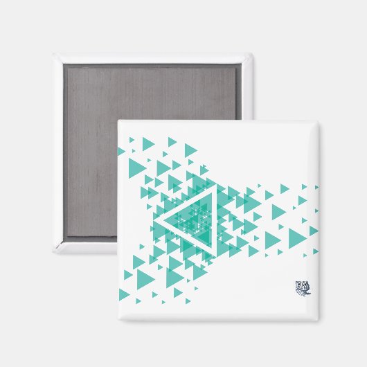 Dreieck Magnet (Vorderseite/Rückseite)