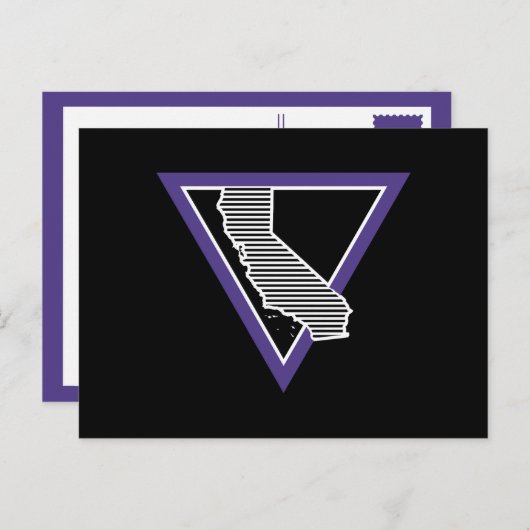 Dreieck Mcm-Kalifornien Postkarte (Vorne/Hinten)