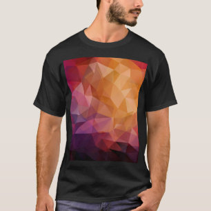 Dreieck-Mosaik: Dunkle Vintage T-Shirt