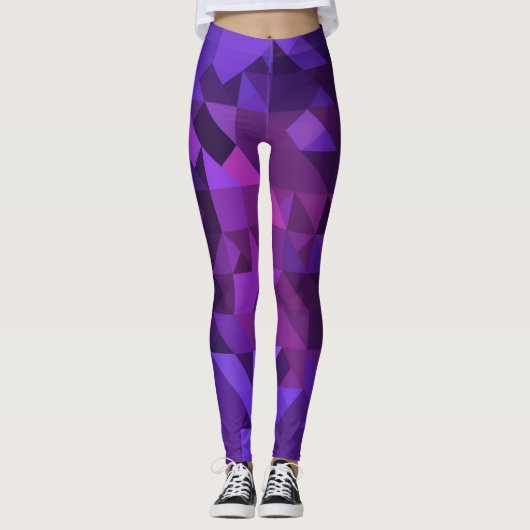 Dreieck-Mosaik  Leggings (Vorderseite)