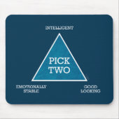 Dreieck mousepad der Auswahl-zwei (Vorne)