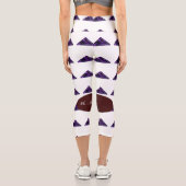 Dreieck-Muster Capri Leggings (Rückseite)