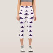 Dreieck-Muster Capri Leggings (Vorderseite)