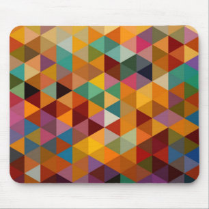 Dreieck-Muster im Vintage-Stil als Hintergrund. Mousepad