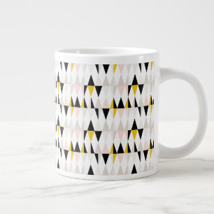 Dreieck-Muster Jumbo-Tasse