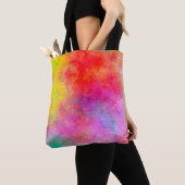 Dreieck-Muster mit Farbmischhintergrund. abs Tasche (Von Nahem)