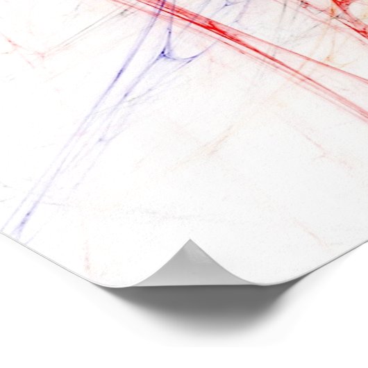 Dreieck-Netzwerk - Poster (Ecke)