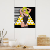 Dreieck Poster (Küche)