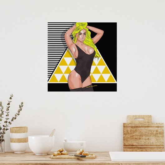 Dreieck Poster (Küche)