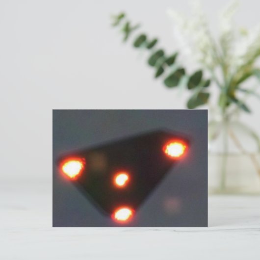 Dreieck! Postkarte (Stehend Vorderseite)