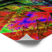 Dreieck-Prisma-Gitter 2 Poster (Ecke)