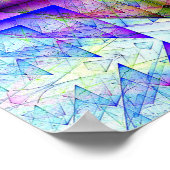 Dreieck-Prisma-Gitter Poster (Ecke)