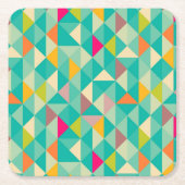 Dreieck Rechteckiger Pappuntersetzer (Vorderseite)