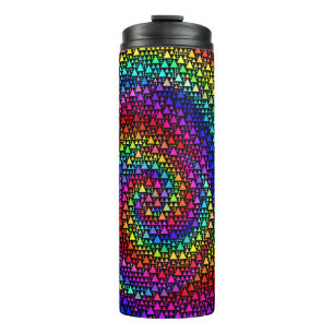 Dreieck-Regenbogen-Thermaltrommel Thermosbecher