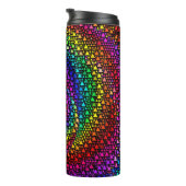 Dreieck-Regenbogen-Thermaltrommel Thermosbecher (Nach rechts gedreht)