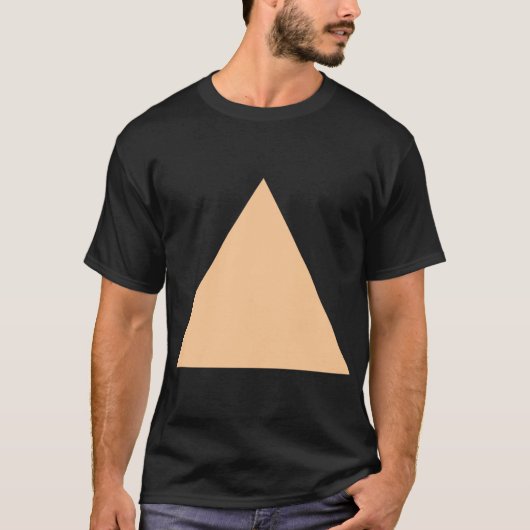 Dreieck - Sand T-Shirt (Vorderseite)
