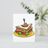 Dreieck-Sandwich-Einladungen Einladung (Stehend Vorderseite)