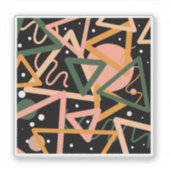 Dreieck und Kreise Aufkleber (Vorderseite)