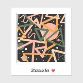 Dreieck und Kreise Aufkleber