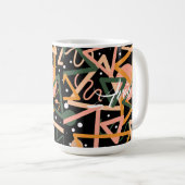 Dreieck und Kreise Kaffeetasse (VorderseiteRechts)