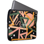 Dreieck und Kreise Laptopschutzhülle (Vorne Rechts)