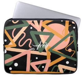 Dreieck und Kreise Laptopschutzhülle