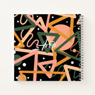 Dreieck und Kreise Notizblock