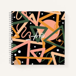 Dreieck und Kreise Notizblock