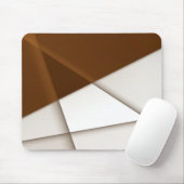 Dreieck und Schatten, moderner klassischer Stil Mousepad (Mit Mouse)