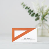 Dreieck Visitenkarte (Stehend Vorderseite)