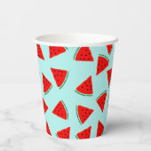 Dreieck-Wassermelonen-Papiertasse Pappbecher (Rückseite)