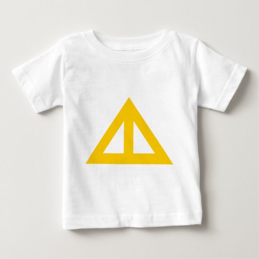 Dreieckbogen Baby T-shirt (Vorderseite)