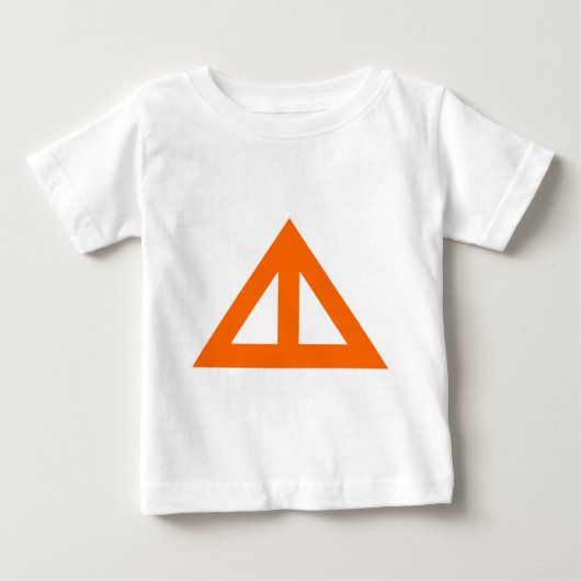 Dreieckbogen Baby T-shirt (Vorderseite)