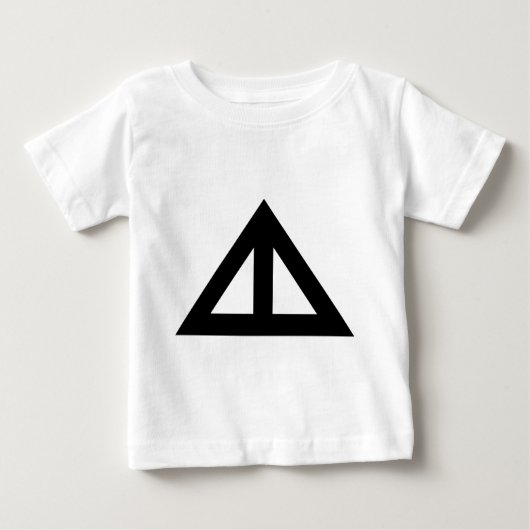 Dreieckbogen Baby T-shirt (Vorderseite)